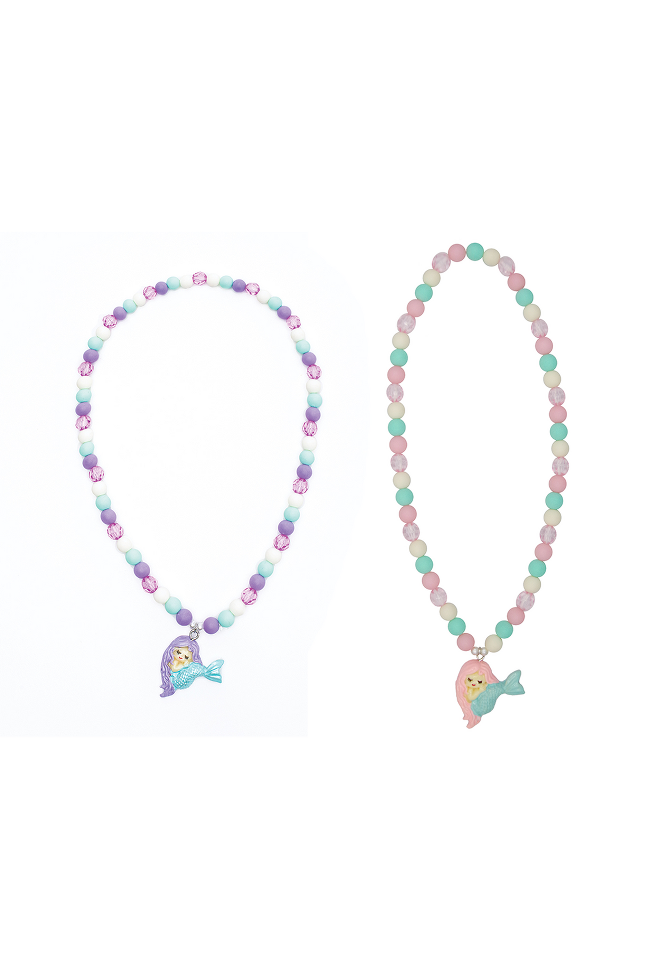 Matte Mermaid Necklaces | Pink or Purple