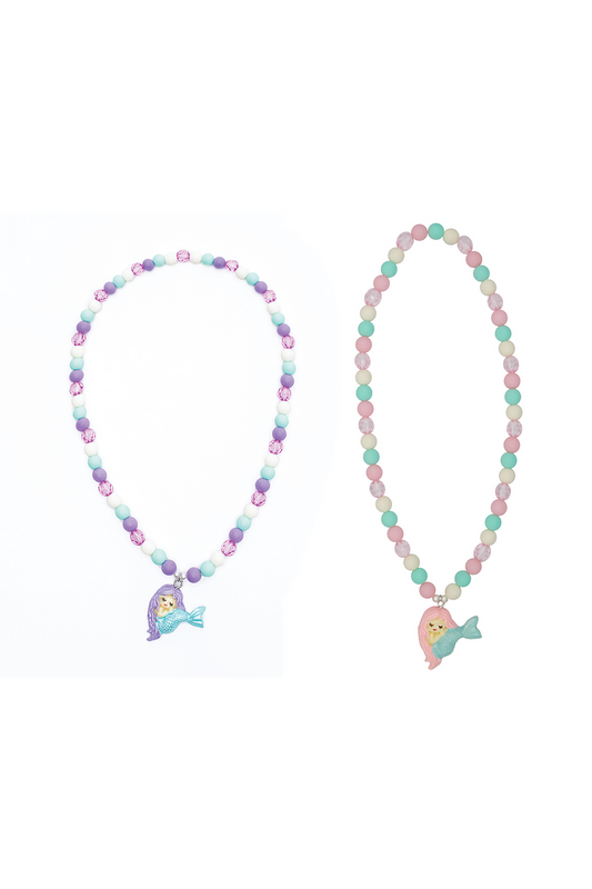 Matte Mermaid Necklaces | Pink or Purple