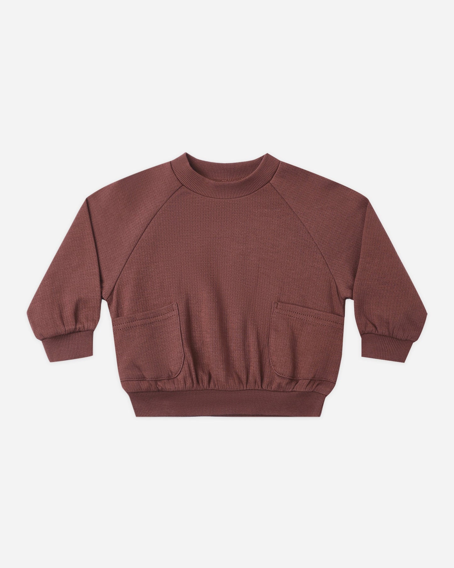 POCKET SWEATSHIRT || BLACK CHERRY