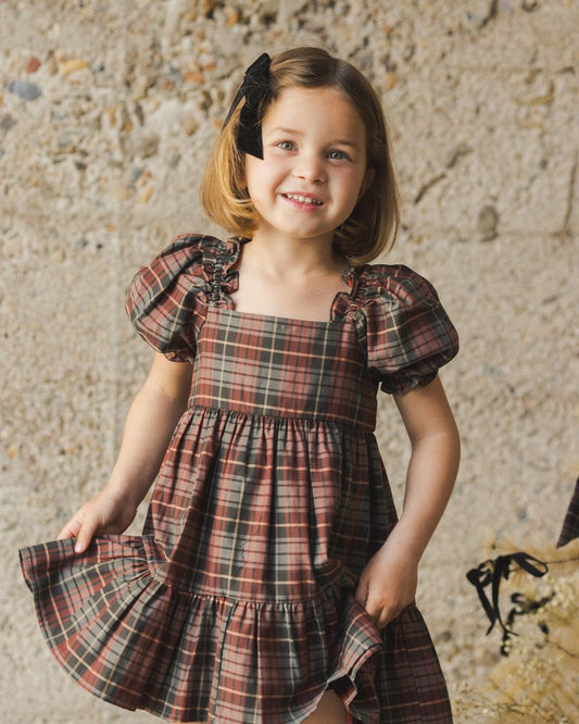 LOUELLA DRESS || WINTER TARTAN