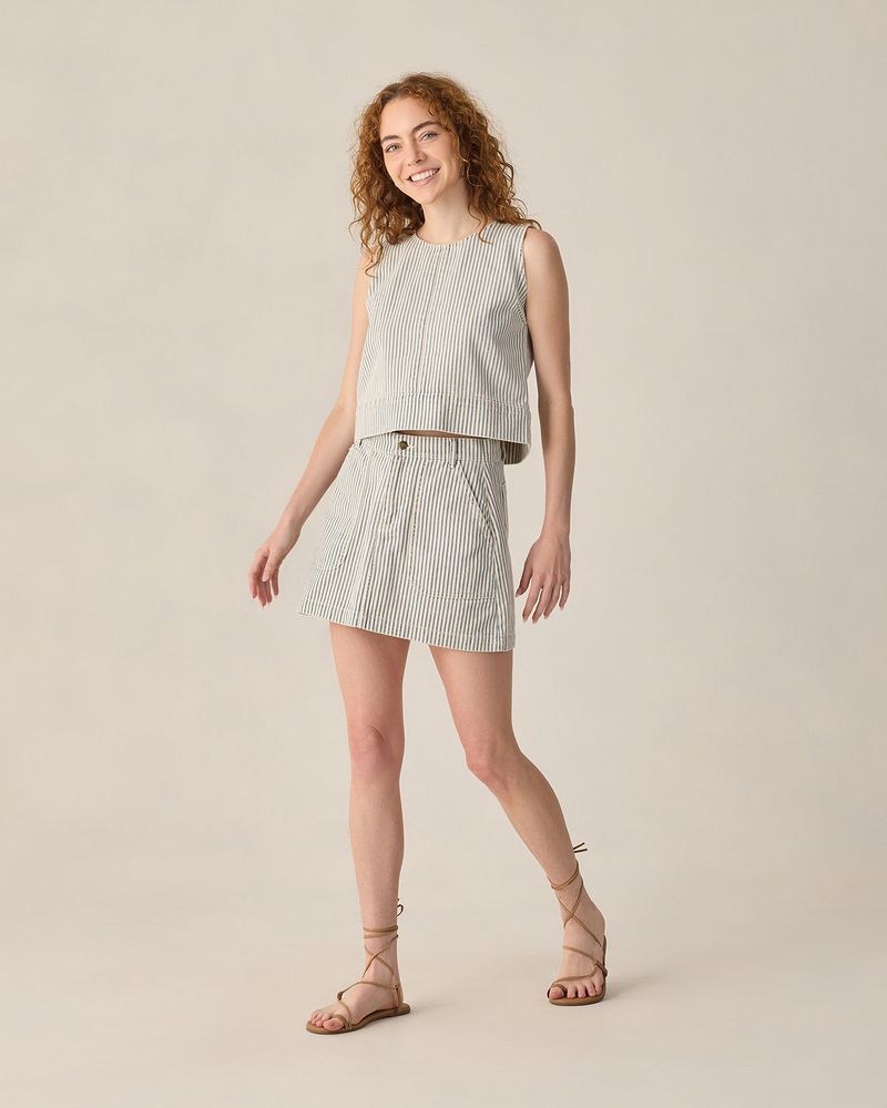 WOMEN'S TENNESSEE MINI SKIRT | RAILROAD STRIPE