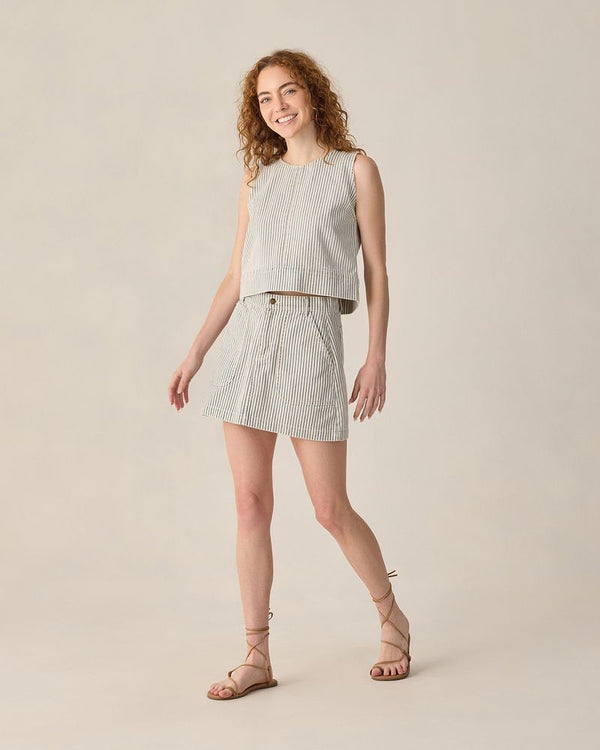 WOMEN'S TENNESSEE MINI SKIRT | RAILROAD STRIPE