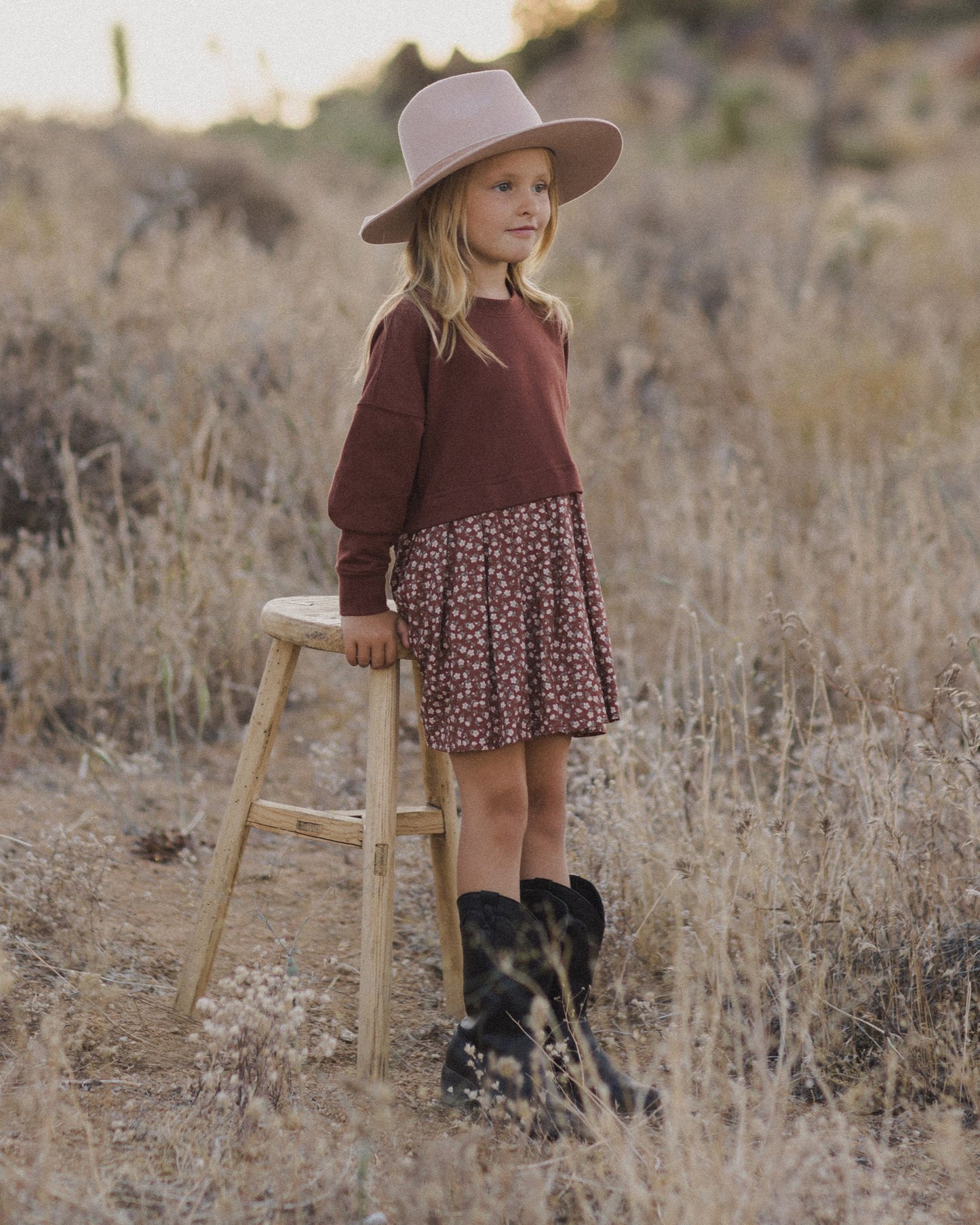 SWEATSHIRT DRESS | ROSETTE