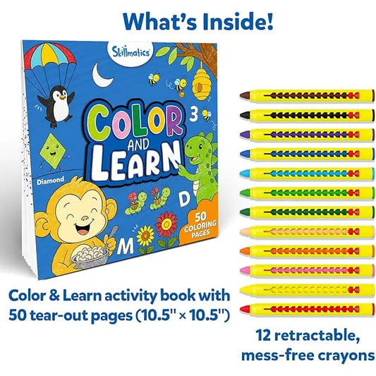 Color and Learn Coloring Book