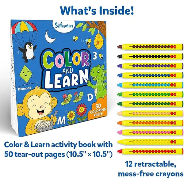 Color and Learn Coloring Book