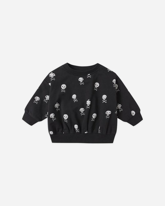 RELAXED FLEECE SWEATSHIRT || CROSSBONES