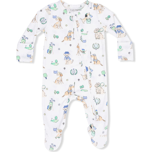 2 Way Zipper Footie | Country Club Dogs