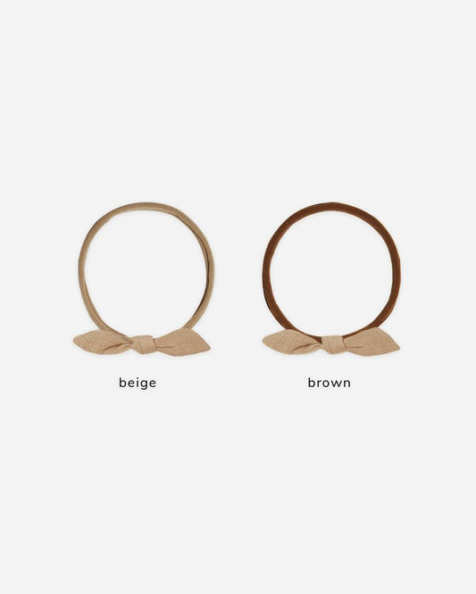 LITTLE KNOT HEADBAND || GOLDEN/BEIGE