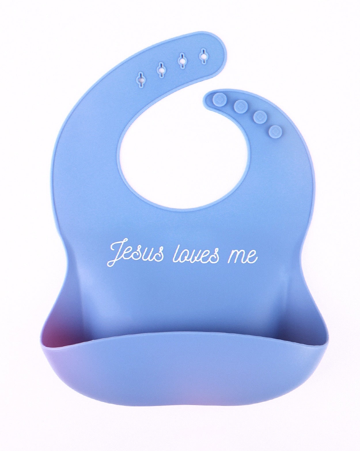 Jesus Loves Me Bib | Blue