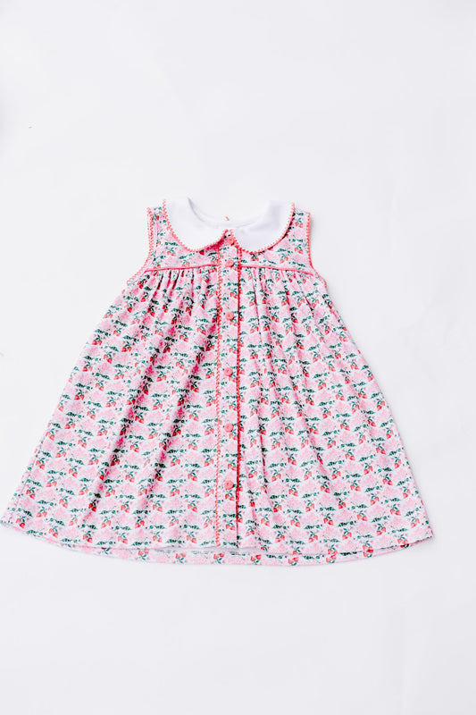 Strawberry Pima Dress
