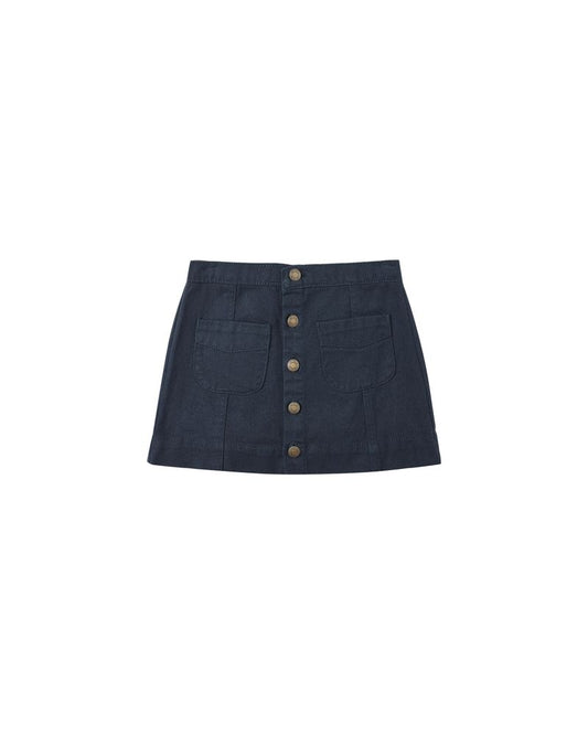 DENVER MINI SKIRT || INDIGO DENIM