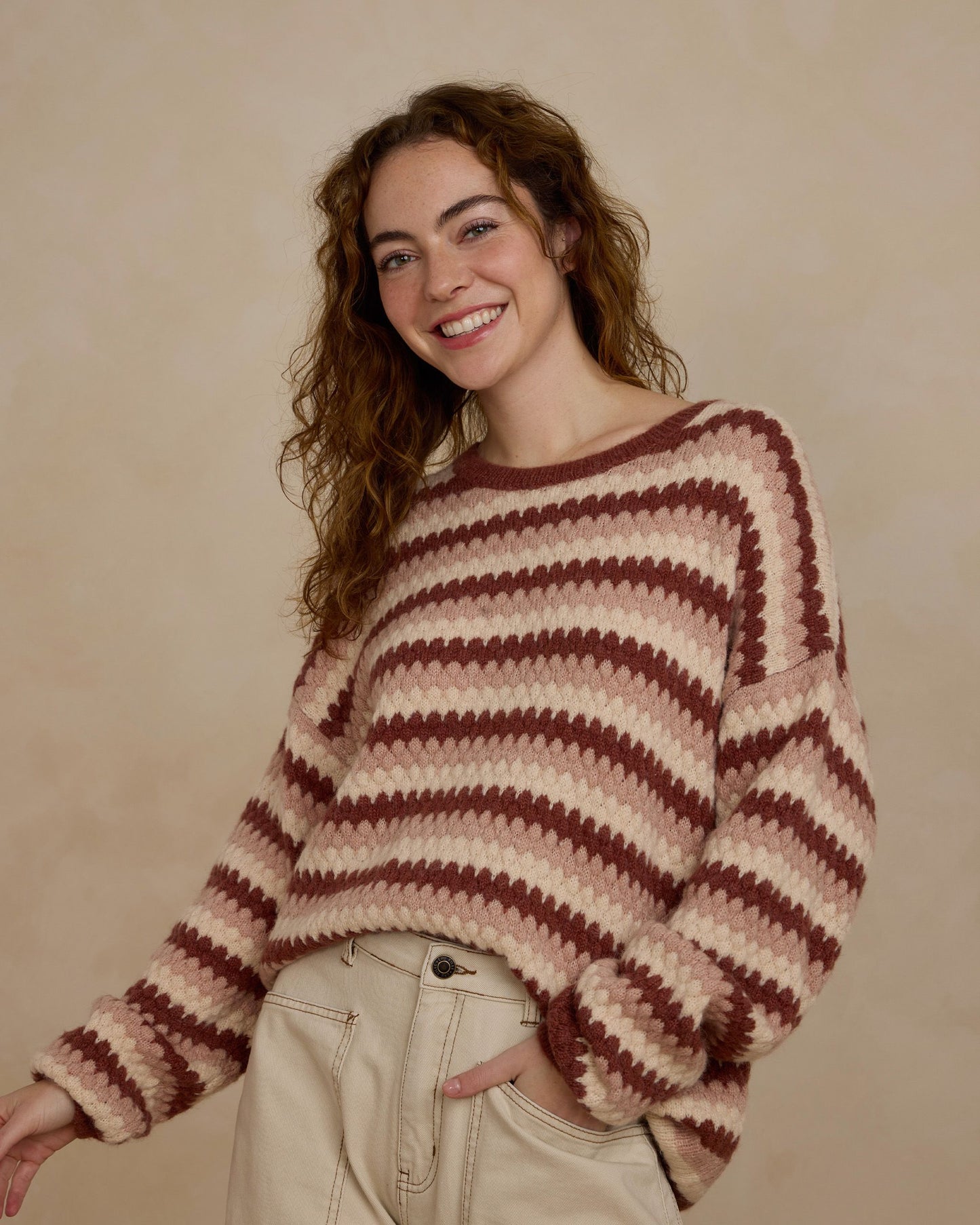 ASPEN SWEATER | MULTI STRIPE