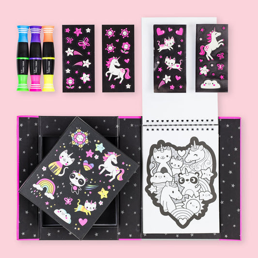 Neon Colouring Set | Unicorns