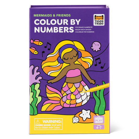 Colour by Numbers | Mermaids and Friends