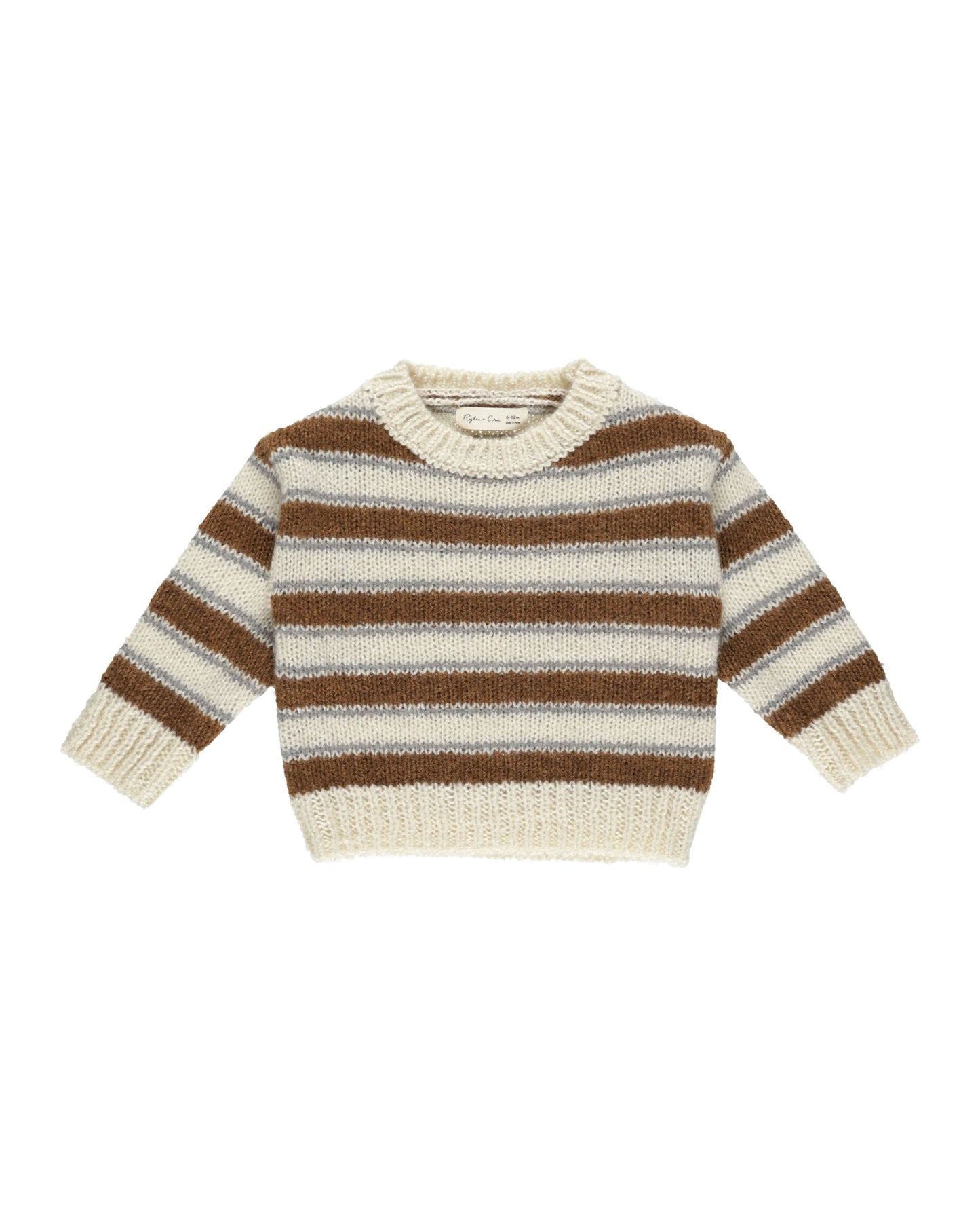 ASPEN SWEATER | SADDLE STRIPE