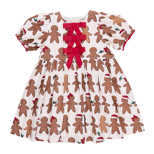 Girls Hermione Dress | Gingerbread Cookie