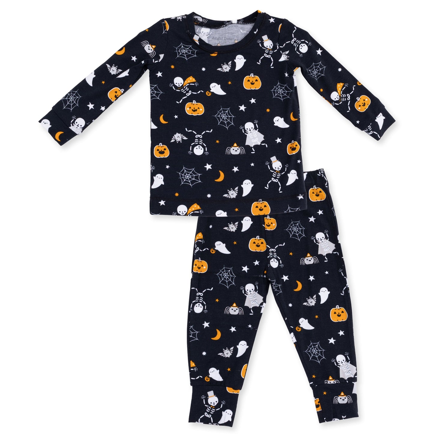 Halloween Skeleton Buddies - Glow in the Dark | Long Sleeve Loungewear Set