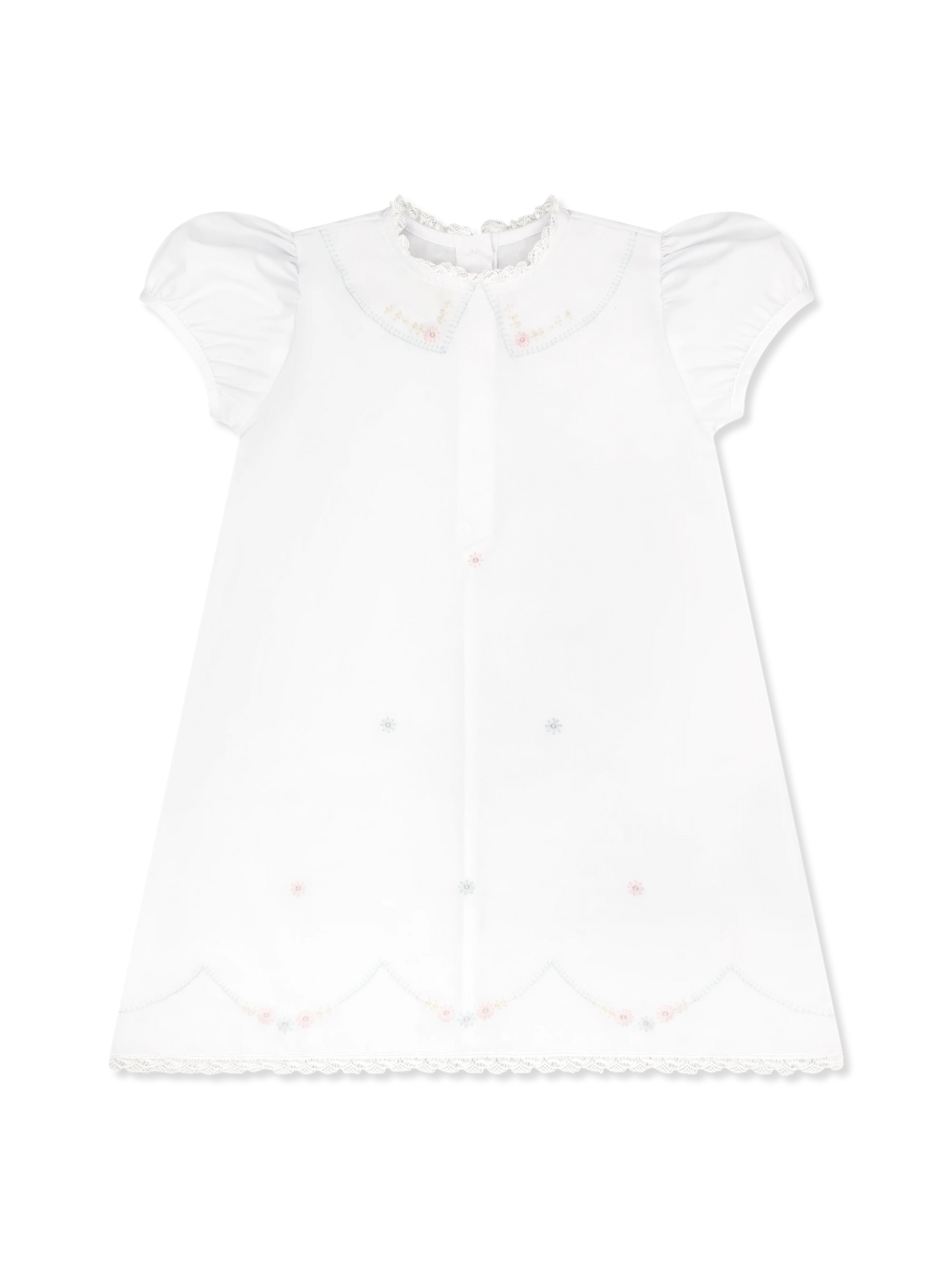 Ashtyn Dress | Blessings White, Blue, Pink