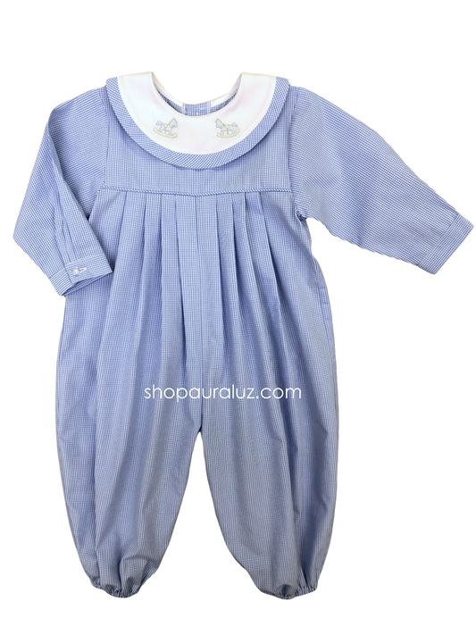 Boys Rocking Horse Longall | Blue Check