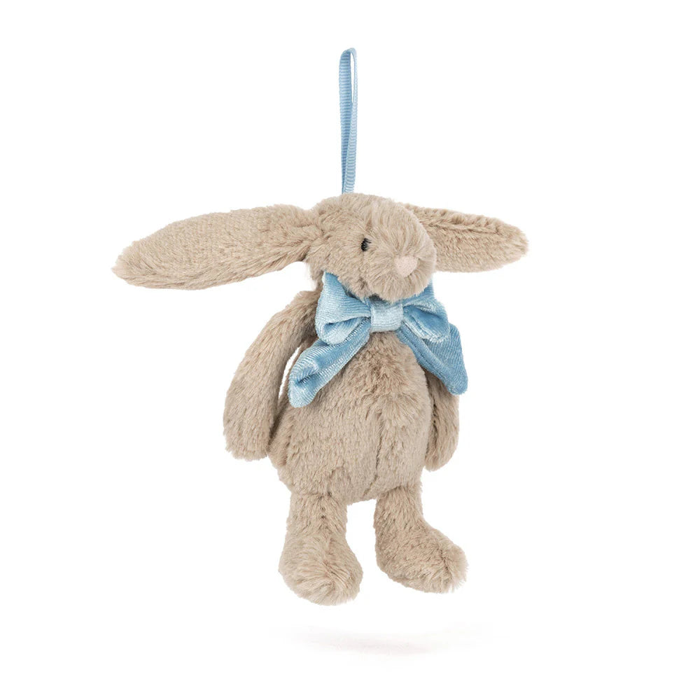 BASHFUL BEIGE BUNNY DECORATION