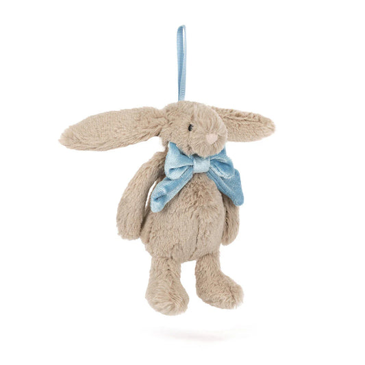 BASHFUL BEIGE BUNNY DECORATION