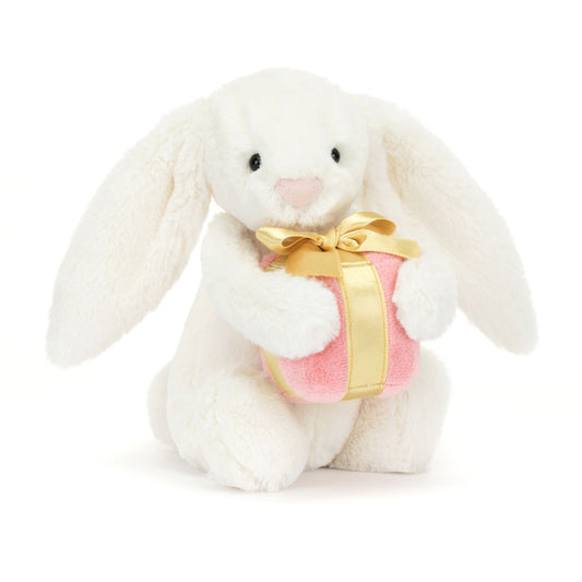 Bashful Bunny with Present- Little