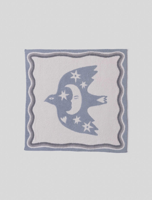 Cozy Chic Desert Bird Receiving Blanket | Surf Spray Multi