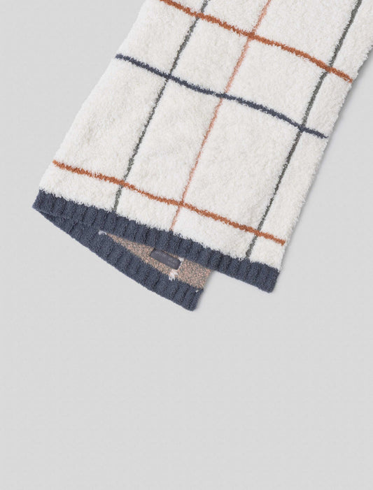 CozyChic® Multicolor Plaid Stroller Blanket | Cream Multi