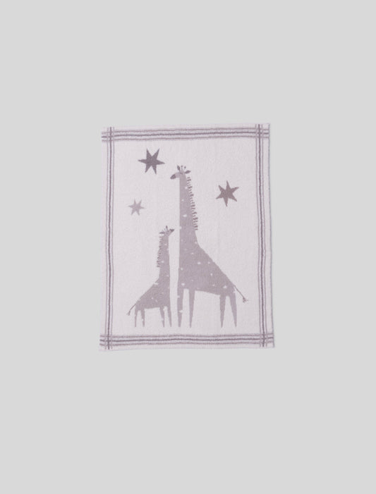 CozyChic® Giraffe Stroller Blanket | Sandstone Multi