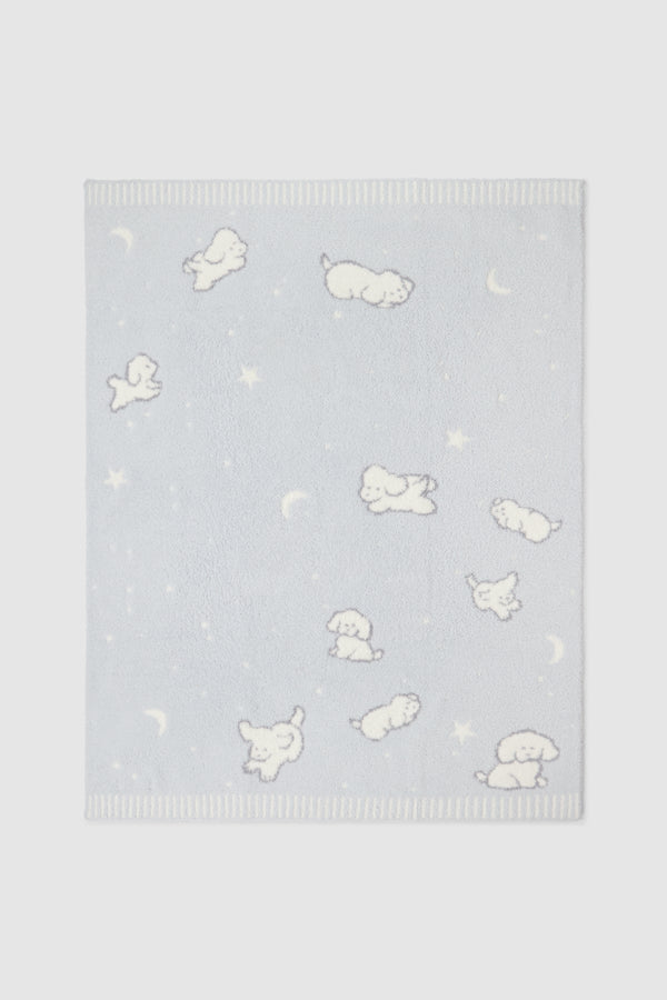 Counting Puppies Blanket | Blue
