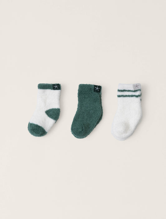 CozyChic Lite® Infant 3 Pack Sock Set | Pinecrest