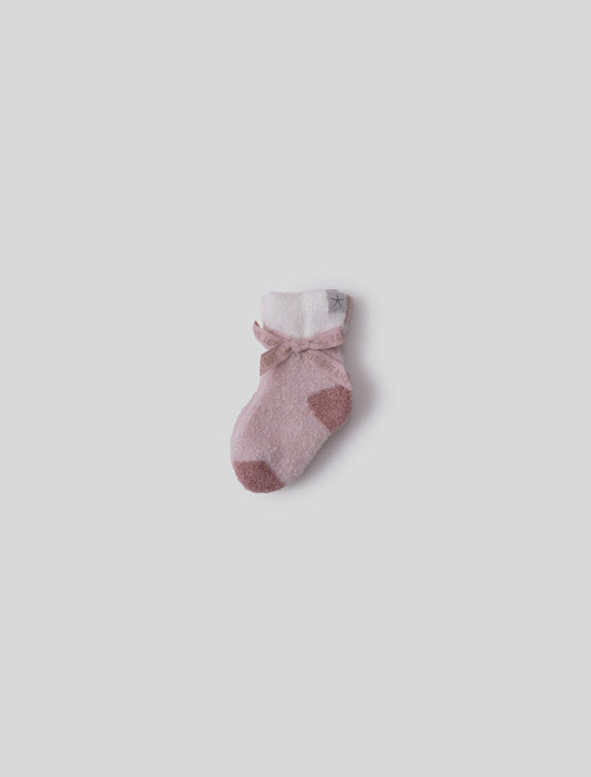 CozyChic Lite® Baby Sock Stripe Set | Dusty Rose Multi