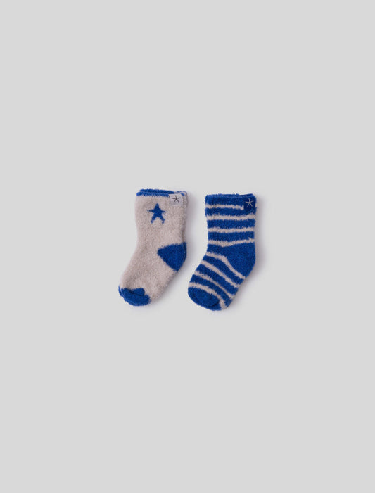 CozyChic Lite® Cosmo Sock Set | Cobalt Multi