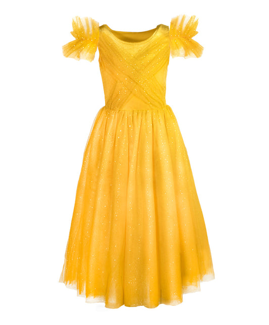 Princess Beauty Yellow Costume Dress