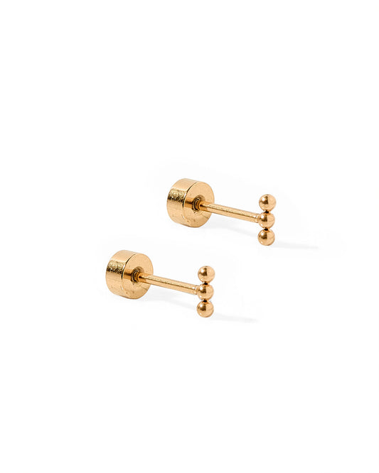 Screwback Stud Earrings | Tally Gold