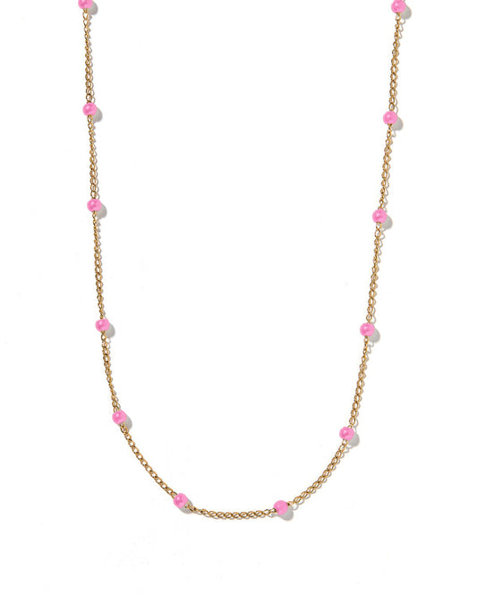 Dabney Necklace- Pink