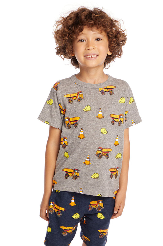 Construction Zone Boys Crew Neck Tee