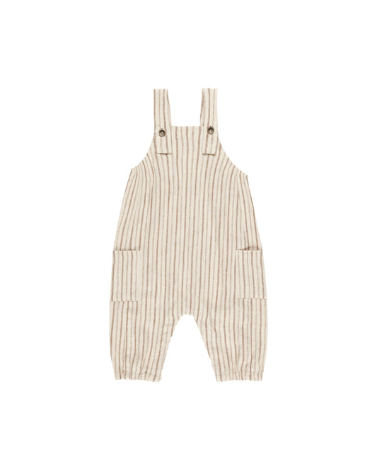 CARGO BABY OVERALL | SADDLE PINSTRIPE