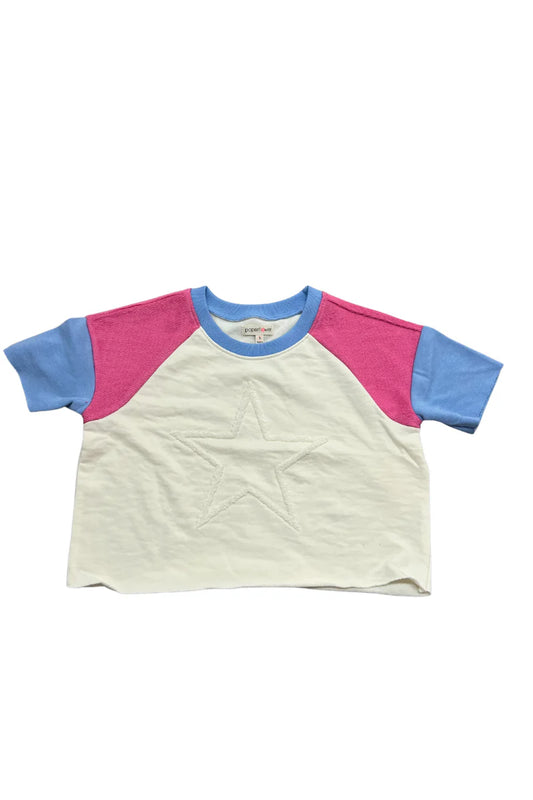 Chenille Star Embroidery Shirt