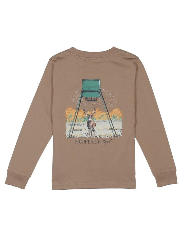 Boys Deer Feeder LS | Walnut