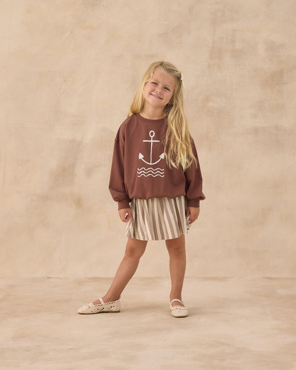 RELAXED SWEATSHIRT | ANCHOR