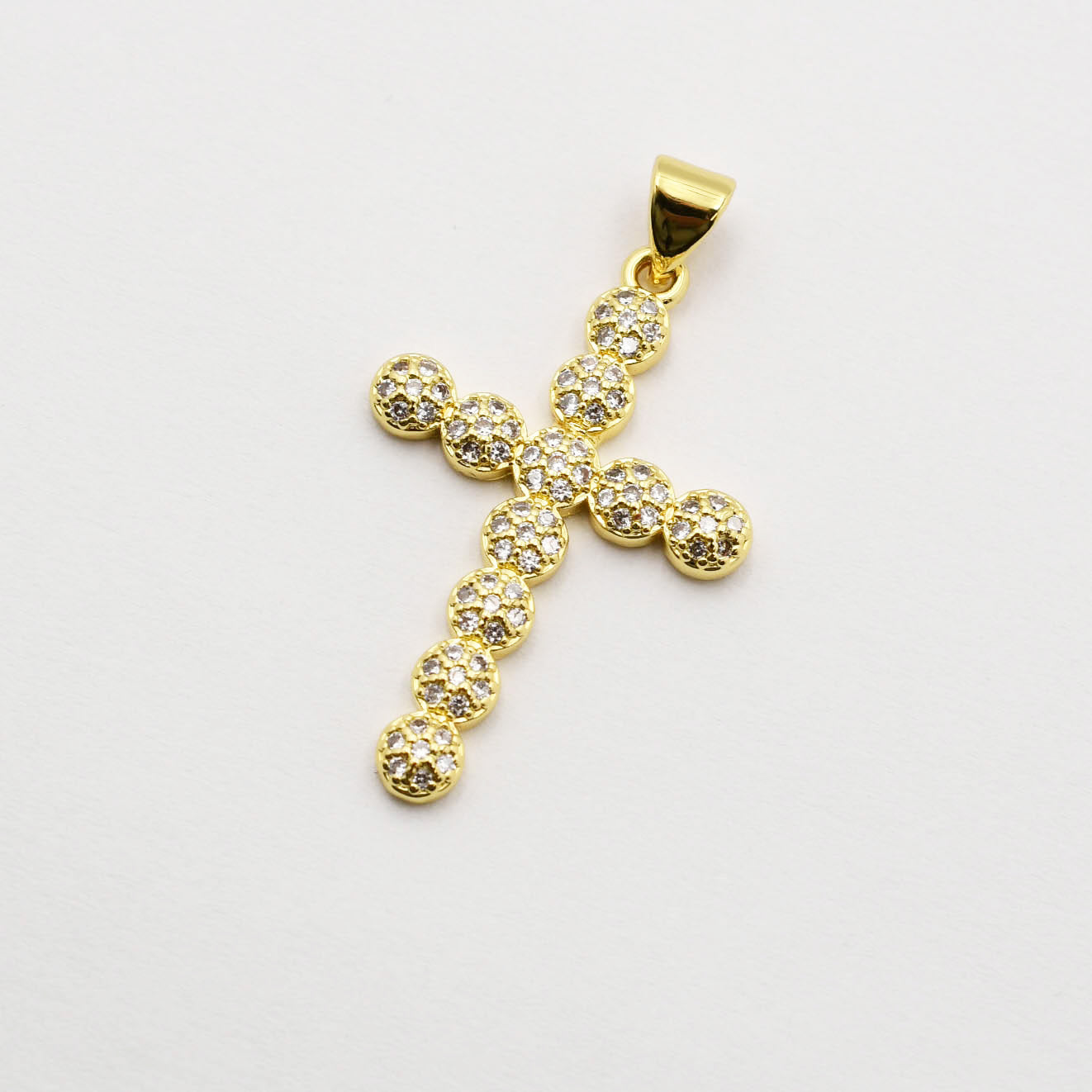 Pave Crystal Cross Charm | Crystal