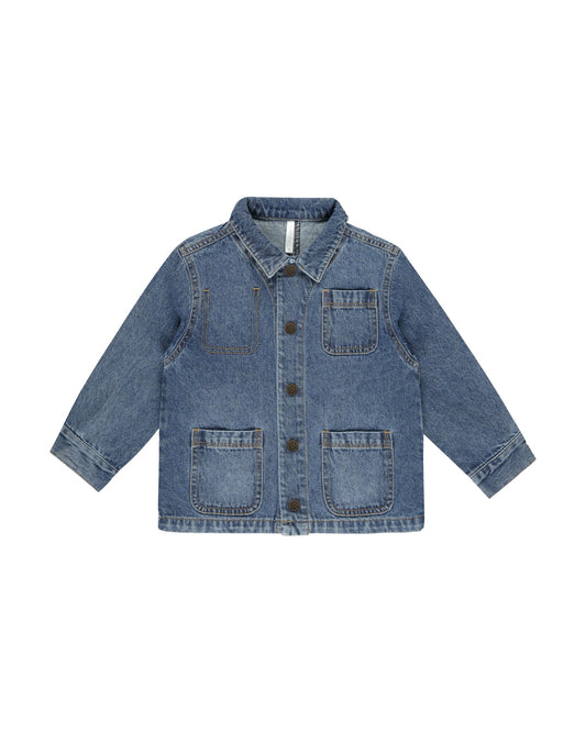 DENIM CHORE COAT | INDIGO