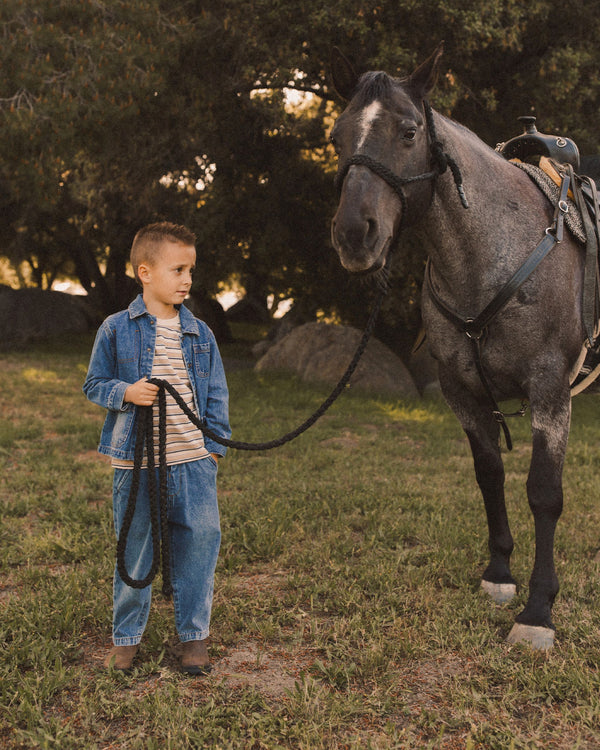 DENIM CHORE COAT | INDIGO