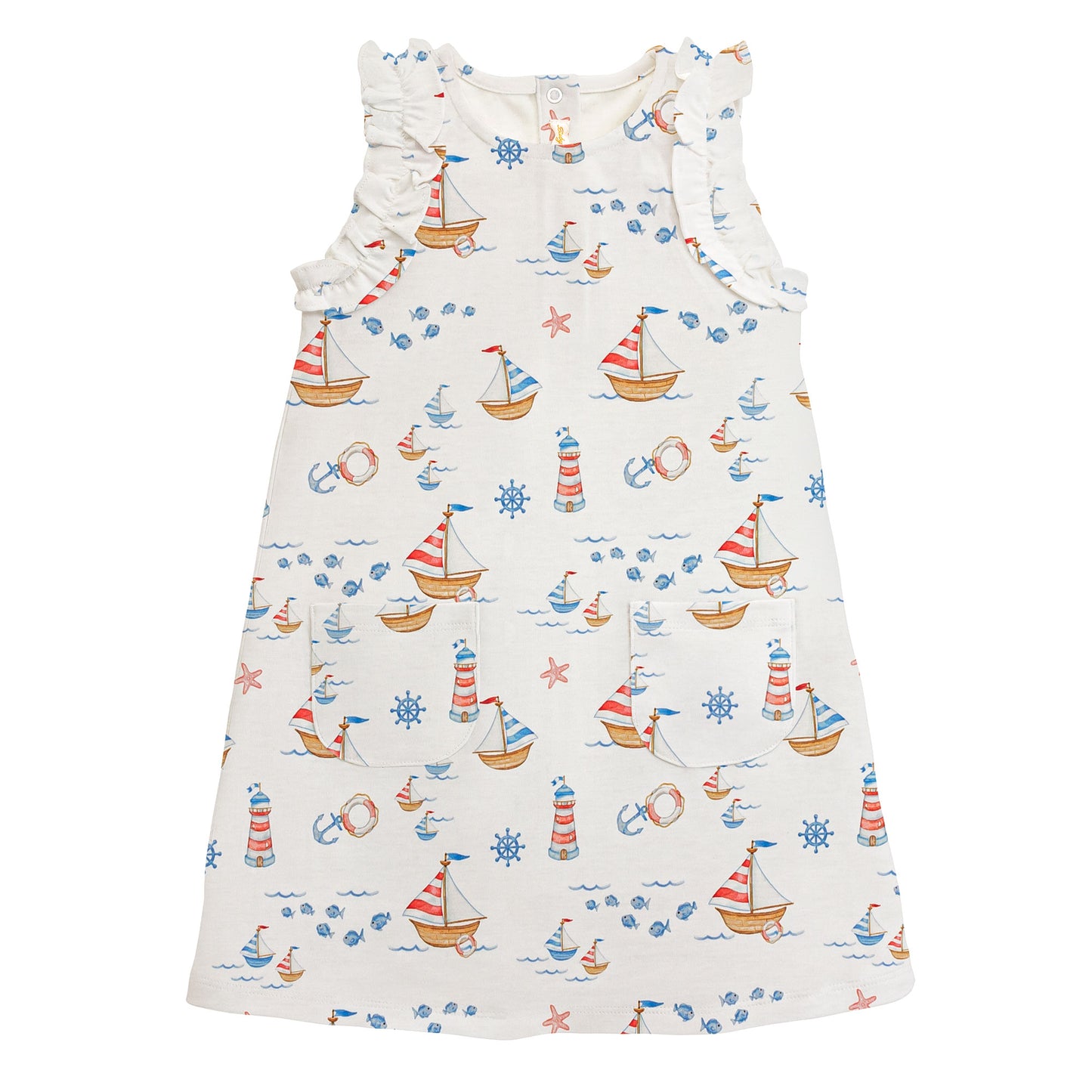 Toddler Ruffle Dress | Ocean Adventure