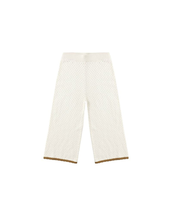 POINTELLE KNIT PANT || NATURAL