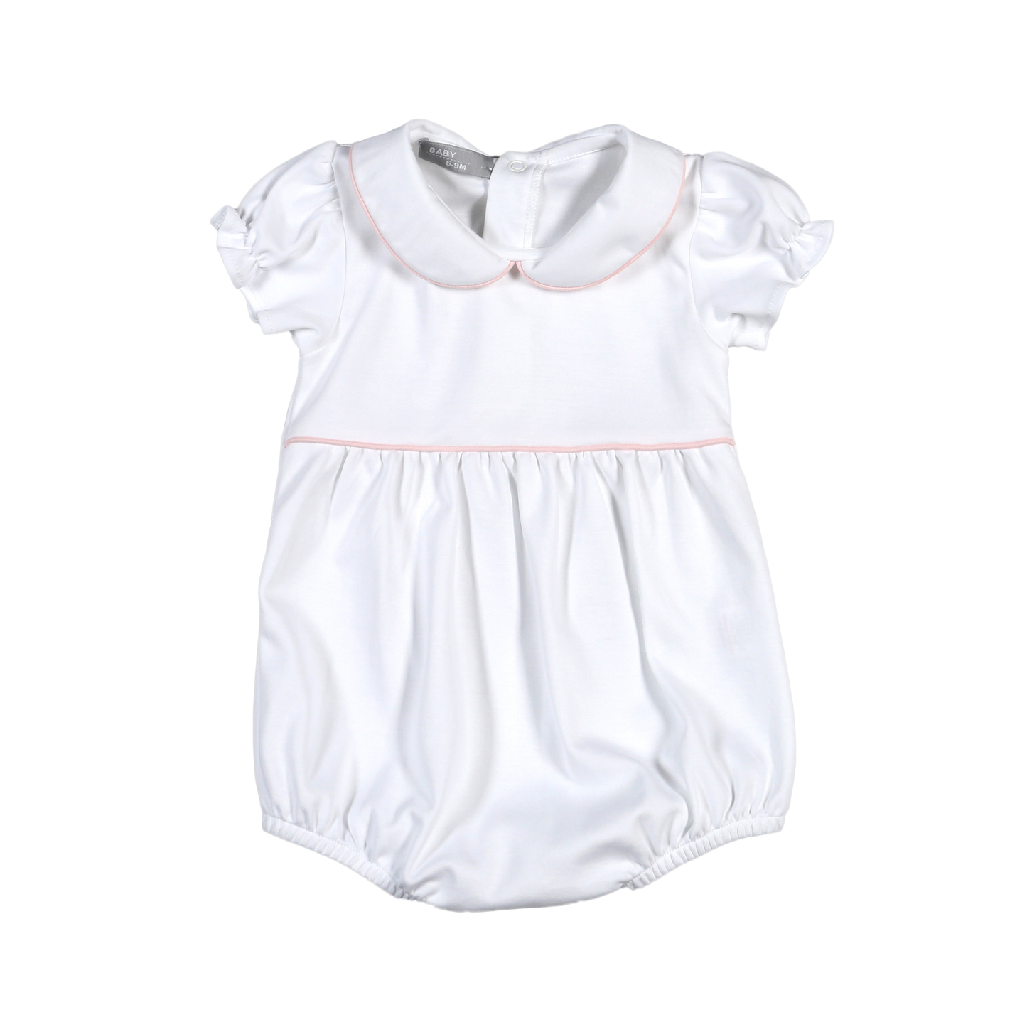 Isabella White and Pink Pima Bubble