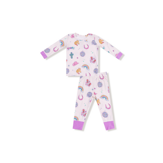 Long Sleeve Loungewear Set | Disco Cowgirl
