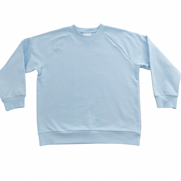 Kids Oversized Sweatshirt | Light Blue