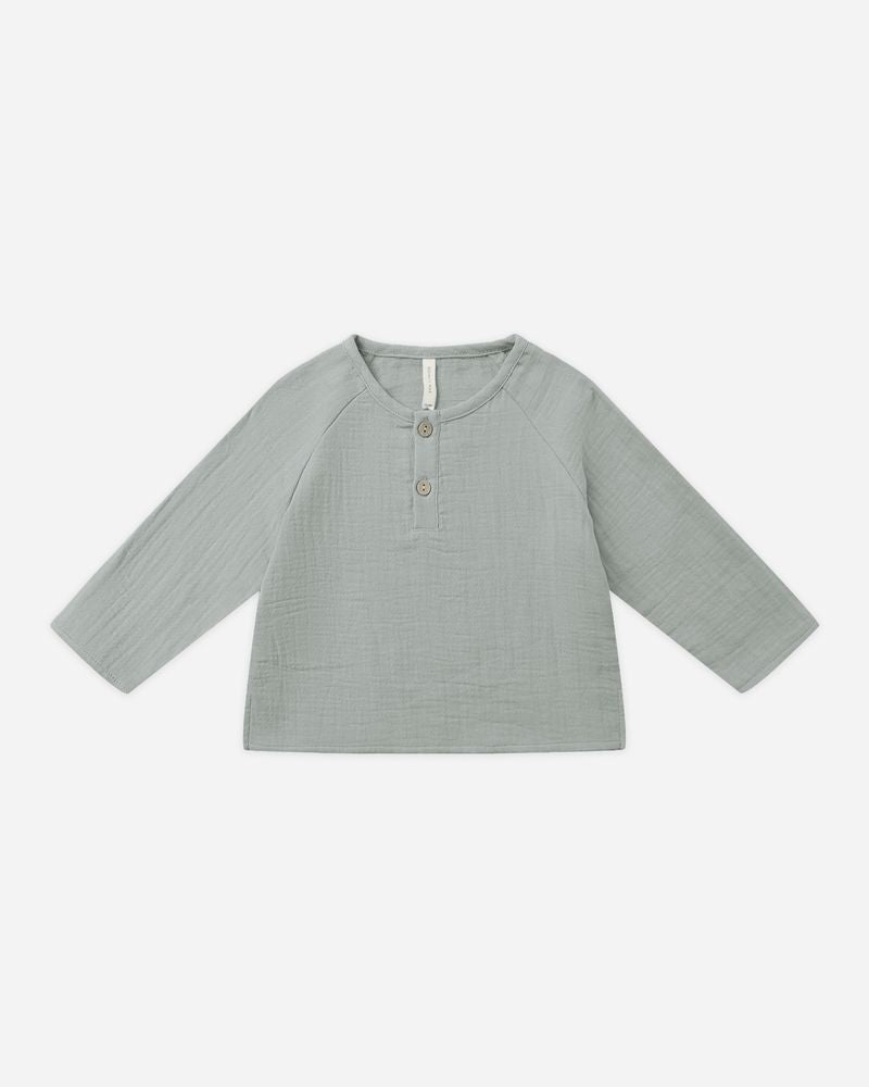 ZION SHIRT || STEEL BLUE